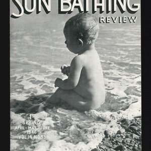 Sonnenbad Bewertung April Mai Juni 1946 Original Vintage Magazin