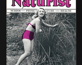 The Naturist Septembre 1946 Original vintage Magazine Nudisme Culture physique Santé.