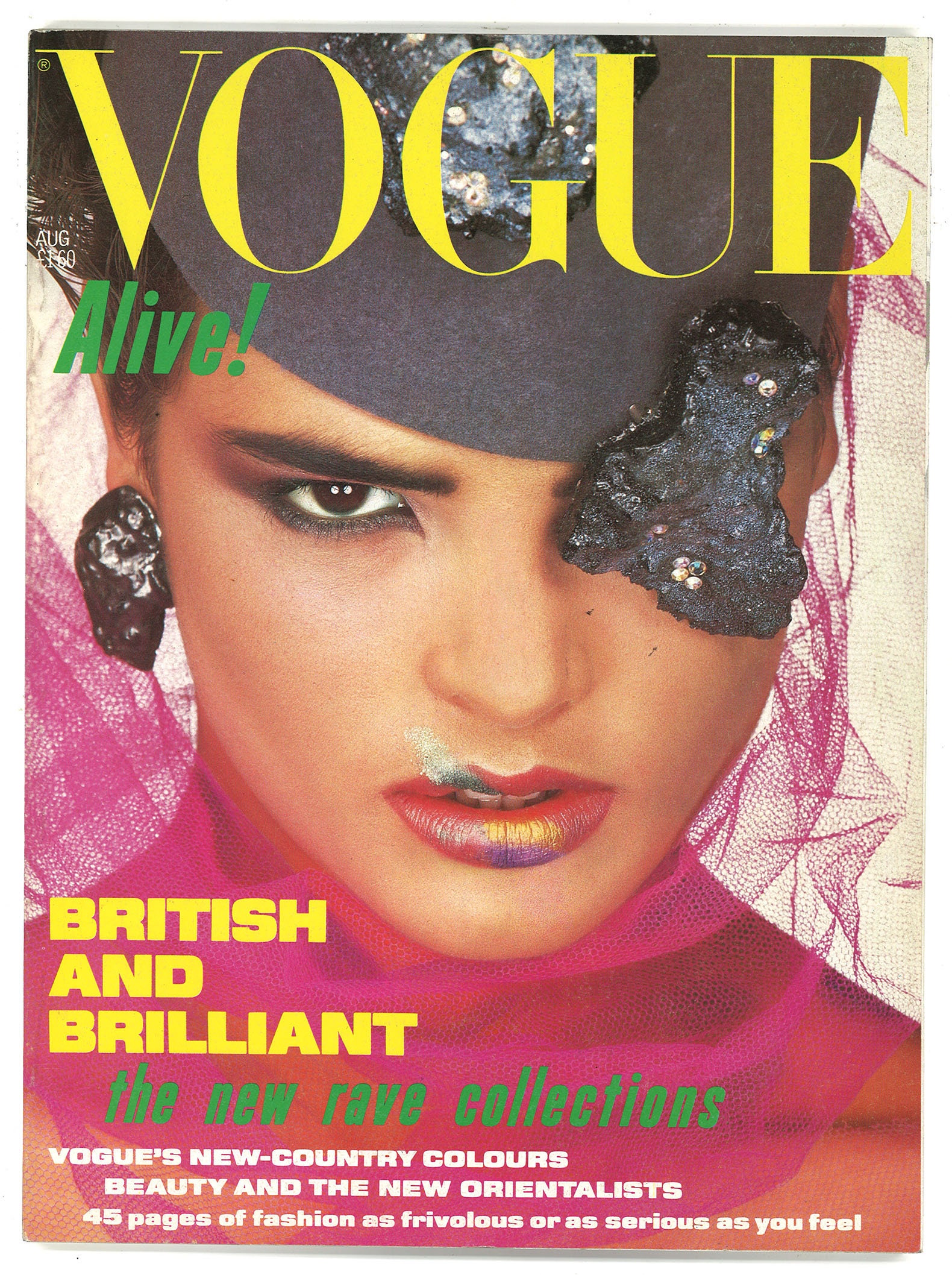 Oproepen wasserette Beschikbaar Vogue UK augustus 1984 British Original Vintage Magazine | Etsy