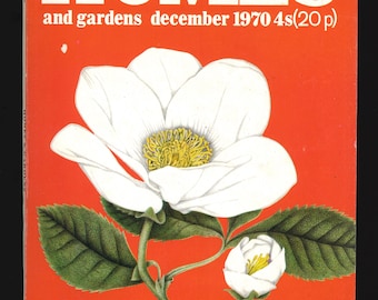 Case e giardini, dicembre 1970, numero di Natale, rivista vintage originale (a)