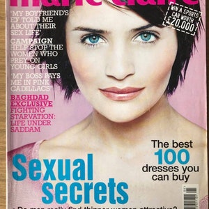 Marie Claire UK Edition May 1997 Original Vintage Fashion Magazine Gifts Present Birthday