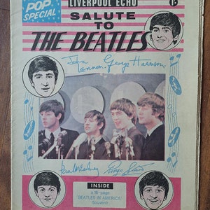 Liverpool Echo Pop Special UK 1964 Salute to The Beatles