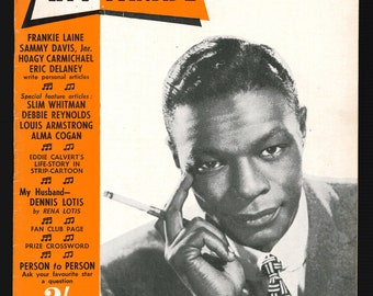 Hit Parade Vol 1 No 17 ott 1955 Rivista originale Rock n Roll Nat King Cole