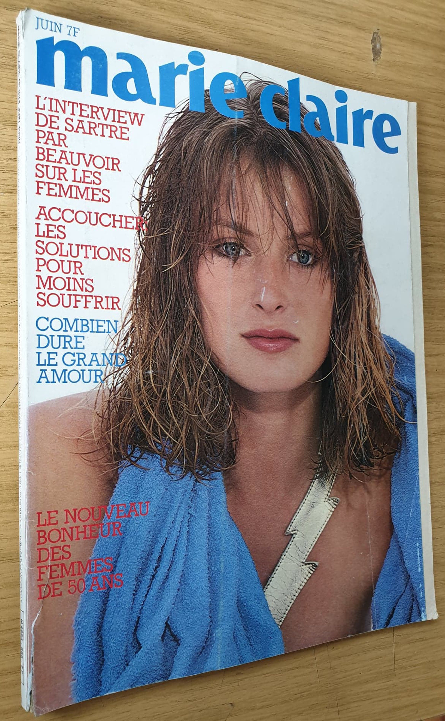 Marie Claire No 334 June 1980 French France Paris Original Vintage