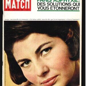 Paris Match  Nov - Dec 1963 Original Vintage Weekly Magazine  Ingrid Bergman