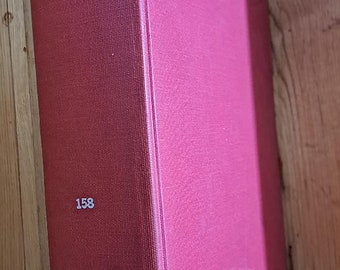 May include: A red hardcover book with the title "VOGUE" and the volume number "158" printed on the spine. The book covers the July-December 1971 issues.