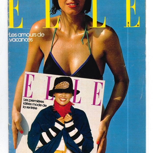 Elle Aug 23 1976 French Edition Vintage Magazine