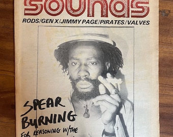 Sounds Nov 19 1977 Burning Spear The Clash Generation X Punk