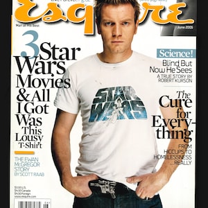 Revista Esquire Junio de 2005 Ewan Mcgregor Eva Green Burt Reynolds