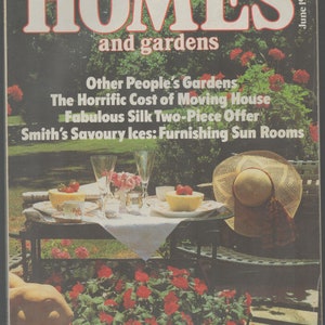 Homes & Gardens UK June 1982 British House Decoration Furnishing Magazine  Birthday Gift Present