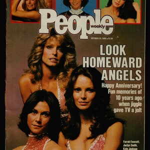 People Weekly Magazine Oct 20 1986 Farah Fawcett Jaclyn Smith Kate Jackson
