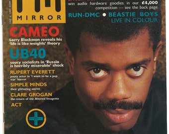 Record Mirror June 6 1987 Original Music Magazine Top 100 Chart Singles Album Birthday Gift Present George Cameo UB40