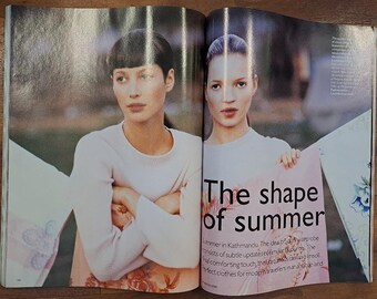 Vogue UK June 1994 British Original Vintage Fashion Magazine