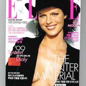 Elle South Korea No 73 Nov 1998 Vintage Magazine