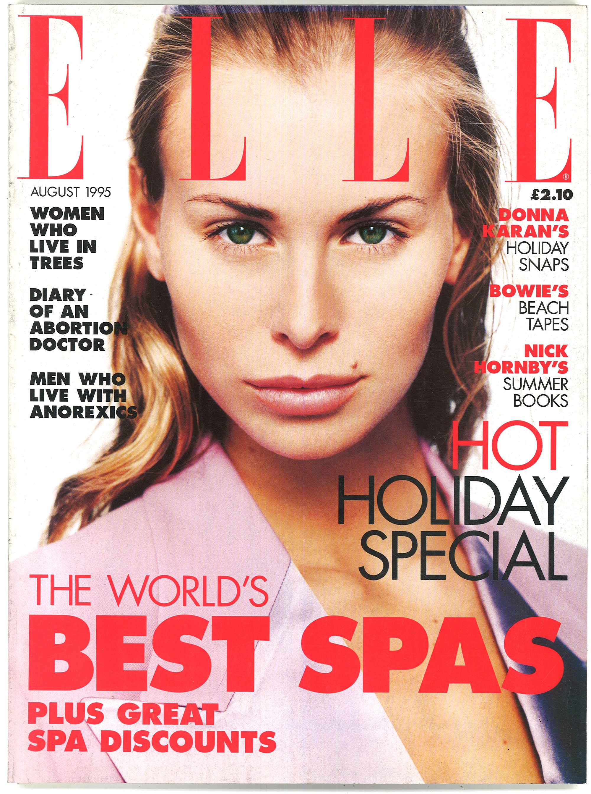 Elle UK Aug 1995 Original Vintage Fashion Magazine Birthday Gift