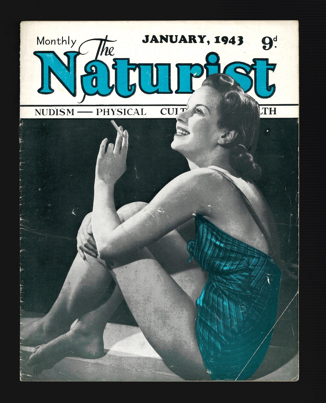 jung und frei nudist magazine The Naturist Jan 1943 Original Vintage Magazine Nudism Physical Culture  Health. - Etsy