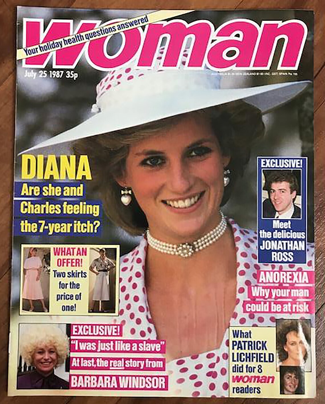 Woman July 25 1987 Original Vintage Weekly for Women | Etsy