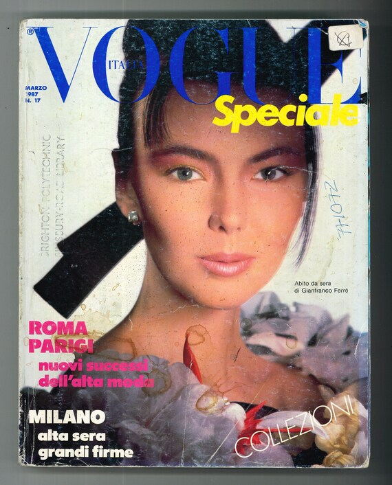 Vogue Italia March 1987 Special No 17 BRYNJA SVERRIS Marie Sophie