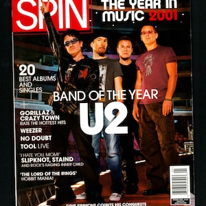 Spin Jan 2002 Music Magazine.