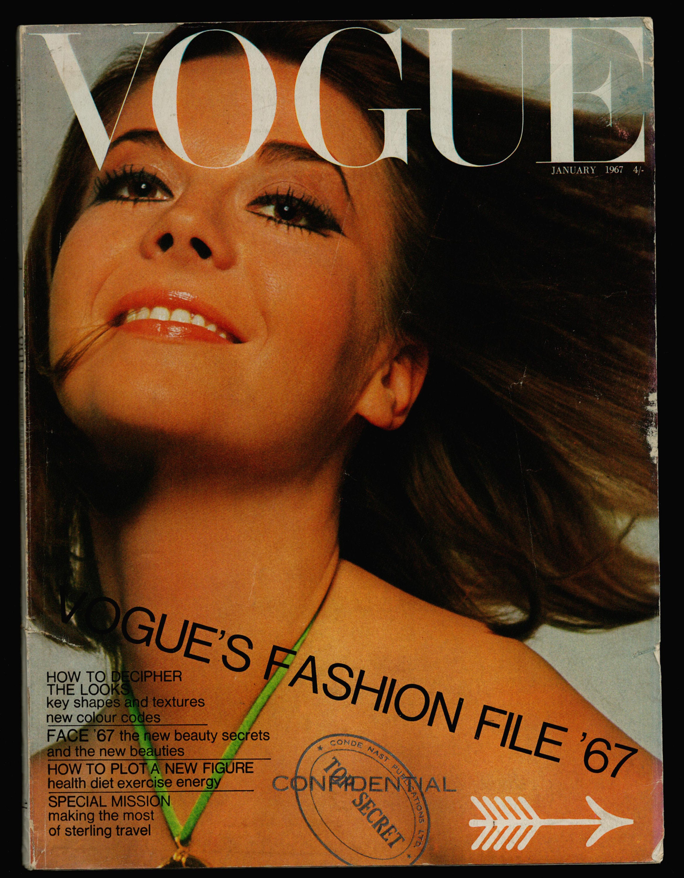 Twiggy Vogue Cover - Etsy