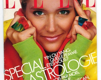 Elle Jan 7 1985 French Edition Vintage Magazine