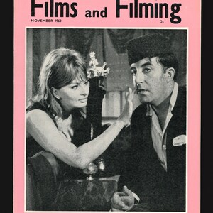 Films and Filming Nov 1960 Vintage British Movie Magazine  Sophia Loren & Peter Sellers in The Millionairess