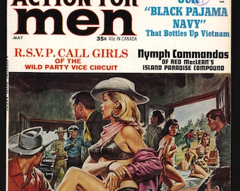 Vintage 1973 OUI Magazine for the Men of the World - Rare 1970's