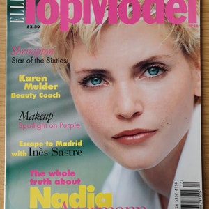 Top Model no 12 Original Fashion Magazine Gift Birthday Present Nadja Auermann cover Jean Shrimpton inside