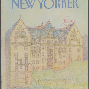 New Yorker July 12 1982 Original Journalism Vintage Magazine Iris Van Rynbach  Birthday Gift Present