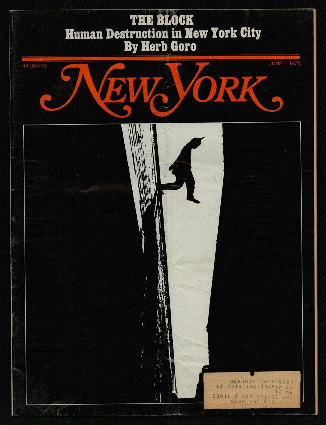 New York Magazine June 1 1970 Rooftopjumping on the Block Etsy