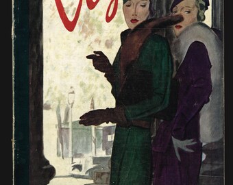 Vogue UK Nov 15 1933 Original Vintage Fashion Magazine