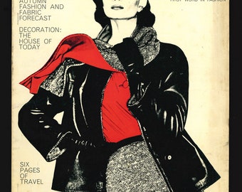 Harper's Bazaar UK Aug 1962 Original Vintage Fashion Magazine