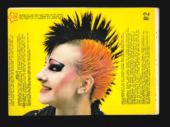 I-D No 2 1980 Magazine Street Fashion Punk Skinhead New Romantics