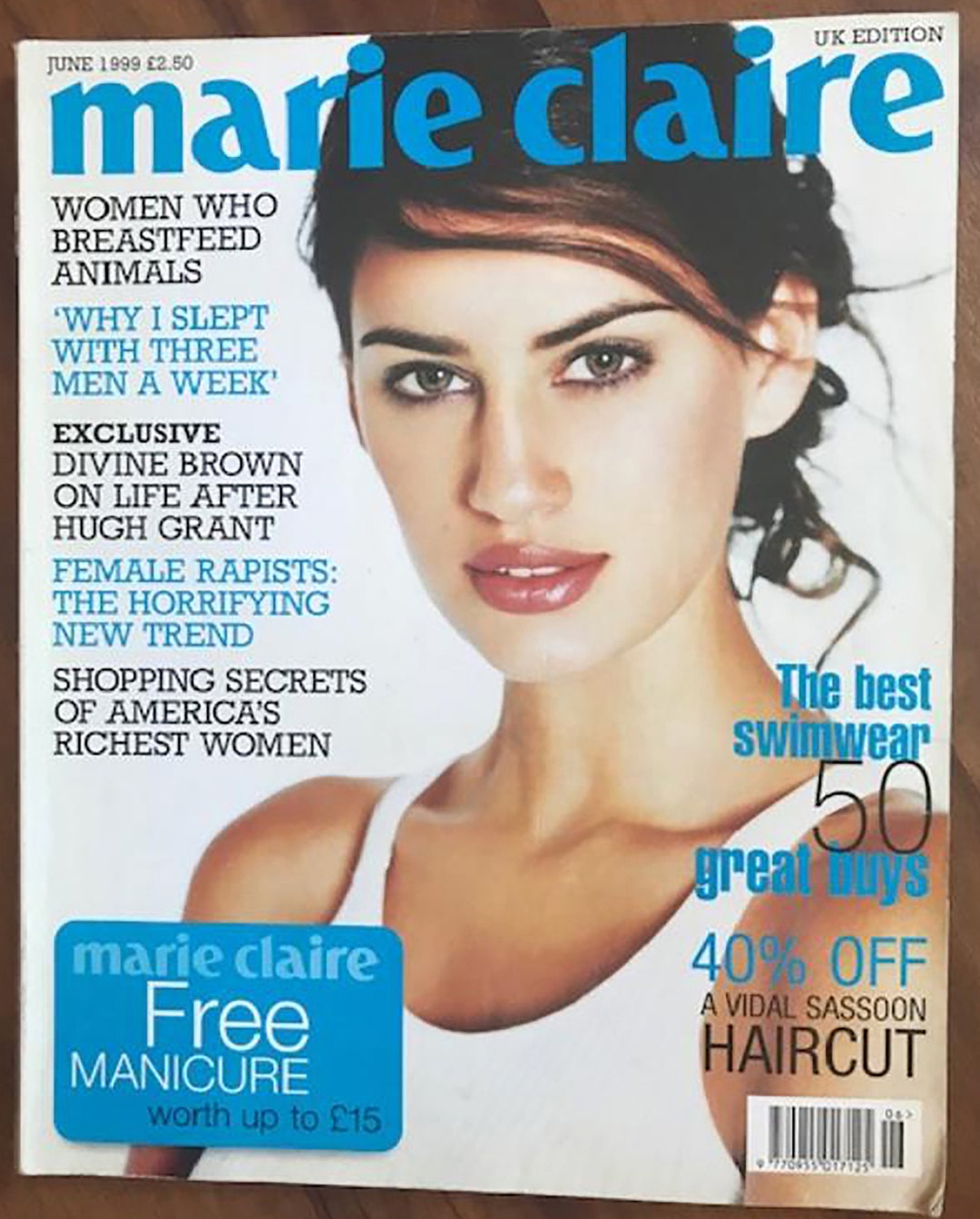 Marie Claire UK Edition June 1999 Original Vintage Fashion