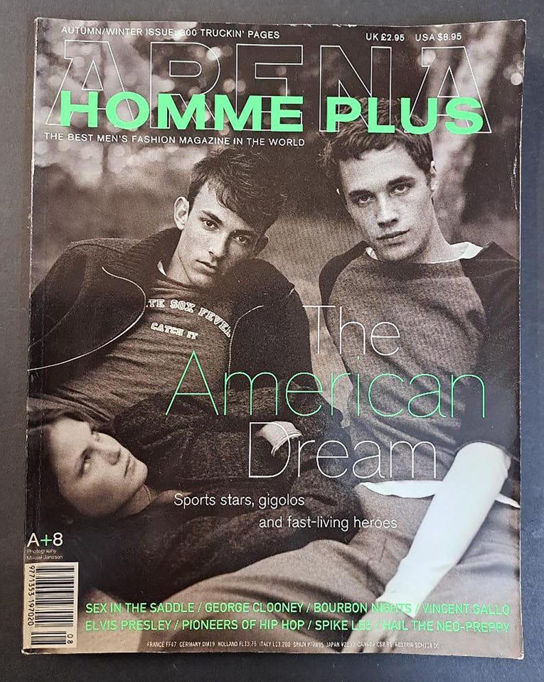 Arena Homme Plus No 7 Spring /summer and Autumn / Winter 1997 Original ...