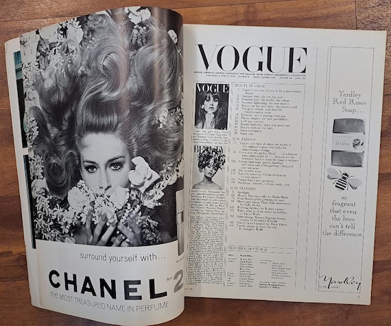 Vogue UK June 1965 Cover: Jean Shrimpton /pattie Boyd / Jane Vogue UK June 1965 Cover: Jean Shrimpton /pattie Boyd / Jane