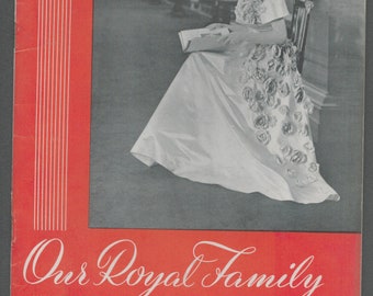 Unsere Königliche Familie vol 1 teil 12 Special Prinzessin Margaret Zahl Seltenes Scare Souvenir Ephemera