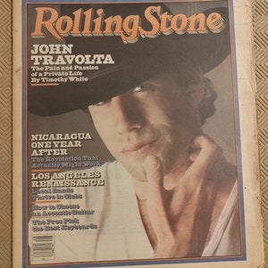 Rolling Stone Magazine July 10th 1980 John Travolta Cover