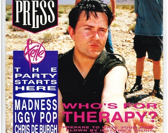 Hot Press Vol 17 No 14 July 28 1993 UK Music Magazine Therapy?