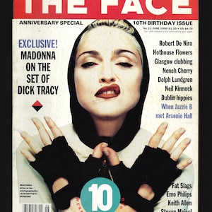 The Face  no.21  June 1990 British Original Vintage Fashion Magazine Madonna, Robert De Niro, Neneh Cherry