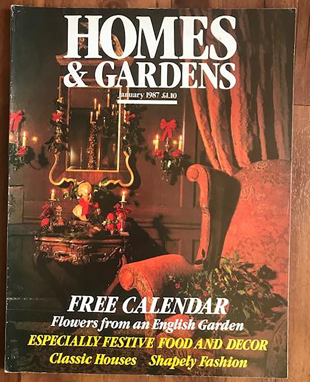 Homes & Gardens Magazines Vol 7 No 68 Jan 1987 UK British Etsy