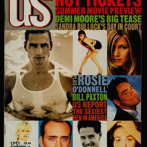 US weekly June 1996 Original Celebrity and Entertainment Magazine Summer Movie Preview