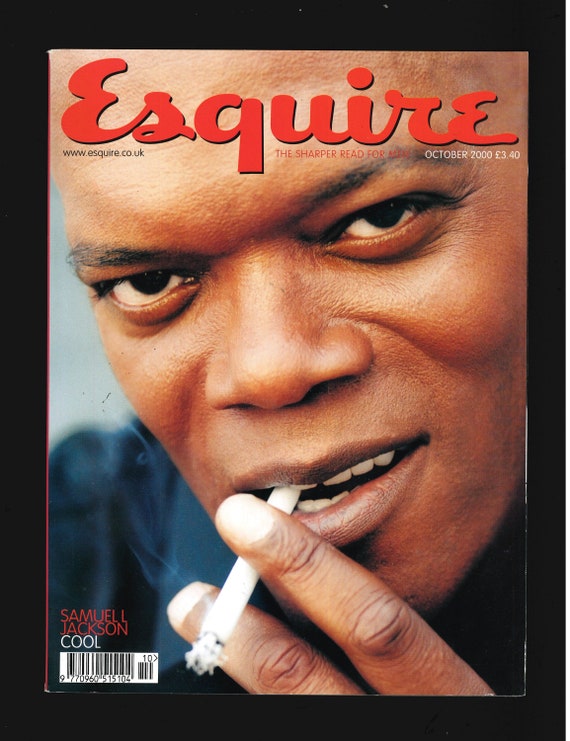 does samuel jackson smoke cigarettes Esquire Magazine UK Oct 2000 Cover: Samuell Jackson