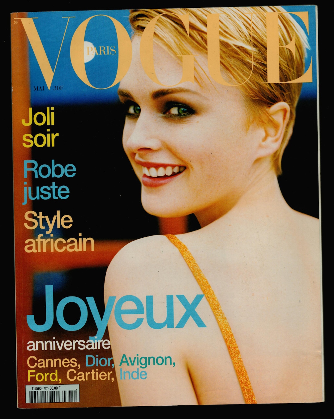Vogue Paris May 1997 No 777 French Vintage Fashion Magazine