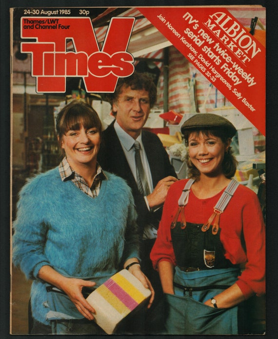 TV Times 1985年8月24日～30日 オリジナル ヴィンテージ テムズ LWT 