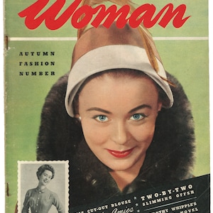 Woman Sept 26 1953 Original British Vintage Weekly Women  Magazine Gift Present Birthday