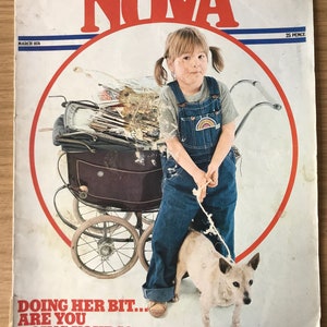 Nova Marzec 1974 Oryginalny Vintage Rare Fashion/Lifestyle magazine. Okładka: Harri Peccinotti. Catherine Storr. Irma Kurtz. Mavis Nicholson 50.