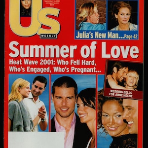 US weekly Sept 10 2001 Original Celebrity and Entertainment Magazine