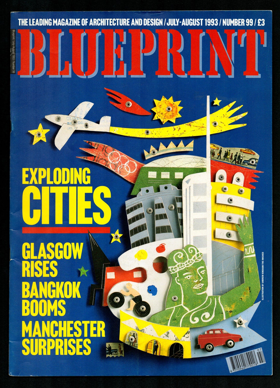 Blueprint No 99 July 1993 Architecture and Design Magazine - Etsy