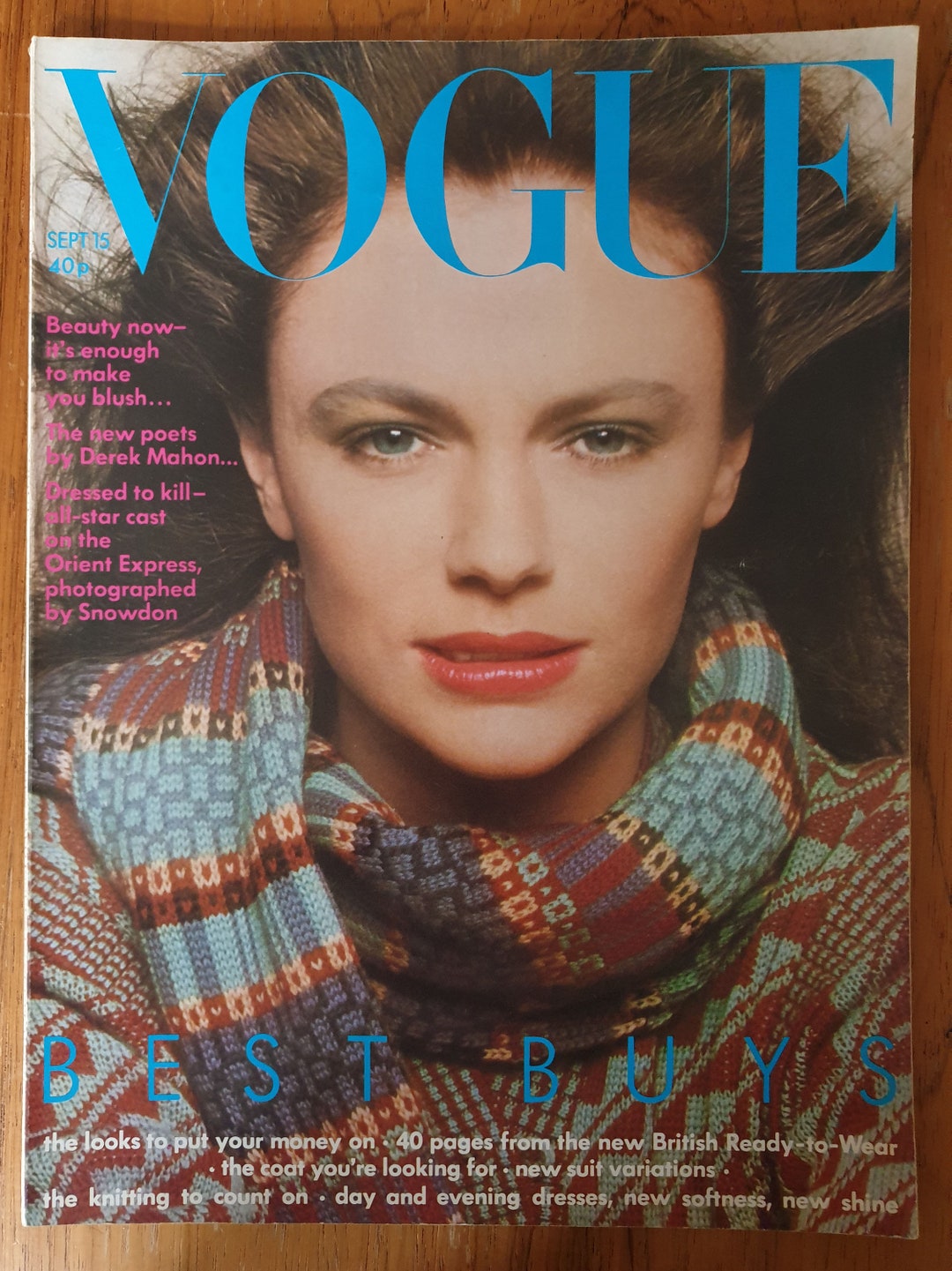 Vogue UK March 2001 British Original Vintage Magazine International  Collections Catherine Zeta-jones 